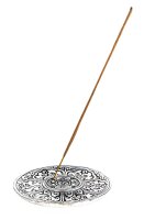 Räucherstäbchenhalter aus Metall D:94mm - Rund...