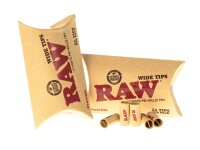 RAW Prerolled Tips Wide - Vorgerollte Filtertips - 21Stk.