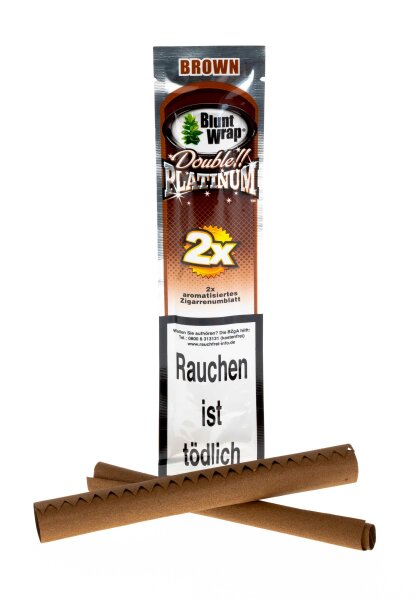 Blunt Wraps Double Platinum - Brown (Schokolade)