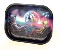 V Syndicate Rolling Tray - Blunt Orbit - 18x14x1cm - Mini