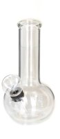 Glasbong Mini H:12,5cm - Klar - runder Bauch