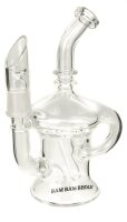 BamBamBohle Öl Glasbong mit Nagel 18,8er Male -...