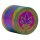 Grace Glass Pollinatorgrinder 4tlg. - Rainbow Hanfblatt+Amsterdam Schriftzug - D:40mm H:35mm