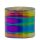 Grace Glass Pollinatorgrinder 4tlg. - Rainbow Hanfblatt+Amsterdam Schriftzug - D:40mm H:35mm