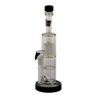 Thug Life Glasbong 14,5er - Multi Percolator Black -...