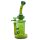 Grace Glass Glasbong 14,5er - Barrel Series Green - Matrix Percolator - H:25cm - Grün