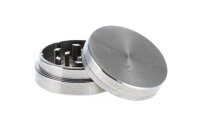 Black Leaf Edelstahlgrinder 2tl - D:38mm H:15mm - ink....