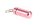 Pulverdose/Pillendose aus Metall H: 4,3cm - Pink