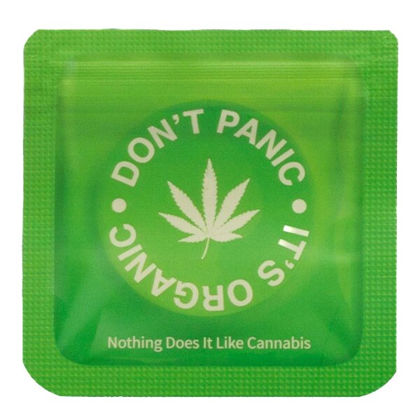 Amsterdam - Tütchen - Don´t Panic - 64x64mm - Grün - 1 Stück