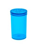 Kunststoffdose mit Pop Up Deckel - 70ml D:42mm H:70mm - Blau
