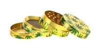 Pollinator Grinder "Hanfblätter" D:50mm - Gold