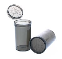 Kunststoffdose mit Pop Up Deckel - 70ml D:42mm H:70mm - Grau