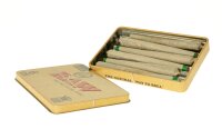 RAW King Size Cone Tin - Jointhüsle für 6 Stück - 120x82x15mm - Braun