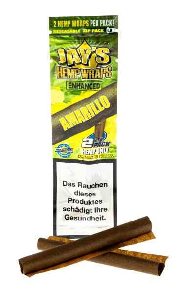 Juicy Jay´s - Hemp Wraps - Terpen Enhanced -  Amarillo (Zitronenkuchen)