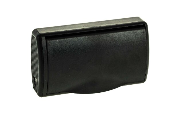 Schnupftabakdose/Spender "Snuffmaster" 88x50x30mm - Kunststoff - Schwarz