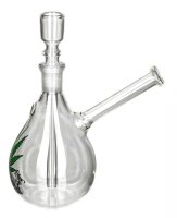 Black Leaf Glasbong - Mini 14,5er H:17cm  WS:3,2mm - mit...