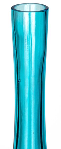 Hollandbong mit Kickloch - Hellblau - mit Schlauch - H:40cm