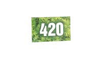 Grinder Card - 420 Hanfblätter - Grün