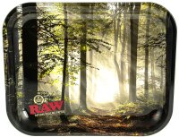 RAW Rolling Tray "RAW Smokey Forest" 34x27,5cm...