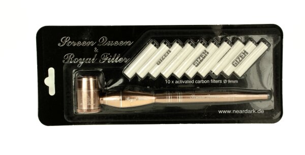 Screen Queen inkl. Royal Filter L:16cm - Bronze