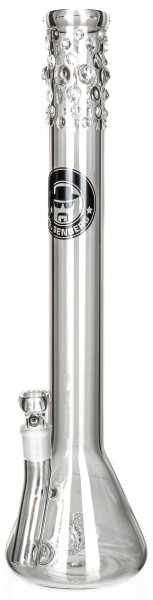 Heisenberg Glasbong 18.8er "Beaker Bubble Matrix " H:50cm WS:5mm D:50mm Matrix Percolator - verfügba