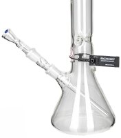 ROOR Glasbong 18,8er H:55cm WS:5mm; Dealers` Cup weiss...