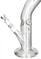 Heisenberg Glasbong 18,8er - Slick Rick - H:38cm  D:55mm WS:3,2mm - ICE