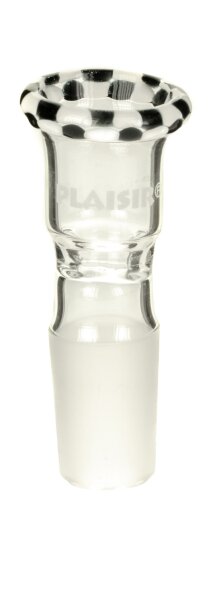 Plaisir Glaskopf 18,8er "Pimp" Mittel/Schwarz-Weiss