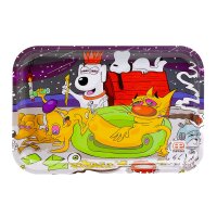 Dunkees Rolling Tray - Dawgz (Cat Dog, Snowball, Brian,...
