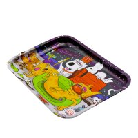 Dunkees Rolling Tray - Dawgz (Cat Dog, Snowball, Brian,...
