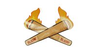 RAW Sticker - Crossing Cones - 2 Joints