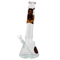 SmoKing Glasbong 14,5er - Hippie - H:30cm D:40mm mit Bauch