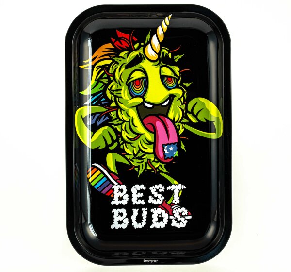 Rolling Tray "Best Buds LSD" 27,5x17,5x2cm - Small