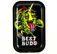 Rolling Tray "Best Buds LSD" 27,5x17,5x2cm - Small