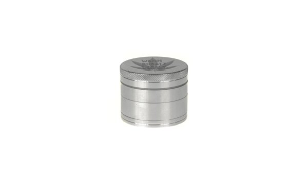 Pollinatorgrinder 4tlg. - Wann Bubatz legal? - D:50mm - Silber