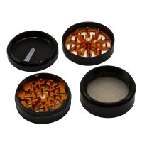 Amsterdam Pollinator Grinder - Lightning Window (Sichtfenster) - D:63mm - versch. Farben