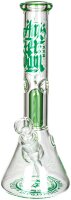 Amsterdam Glasbong 18,8er - Logo in Grün - H:30cm D:40mm 1xDome Percolator