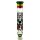 Grace Glass Glasbong - Hammer Series Heavy Rasta Death - 29,2er/18,8er H:48cm D:51mm