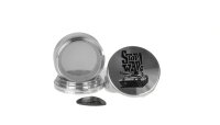 Pollinatorgrinder 4tlg. - Stop War (Panzer) - D:50mm - Silber