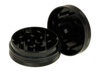 Alugrinder H:20mm, D:50mm, Black Leaf "Weed"