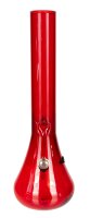 Acrylbong Rot "Erlenmeyerkolben" mit Eis H:32cm...