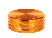 Alugrinder Black Leaf "Riffel" D:50mm - Orange