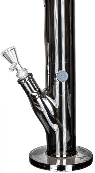 Black Leaf Glasbong "Neverland" Zylinder - Metallic-Grau