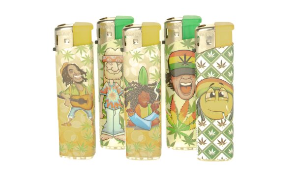 Feuerzeug "Rasta Rules" 1/50 VE