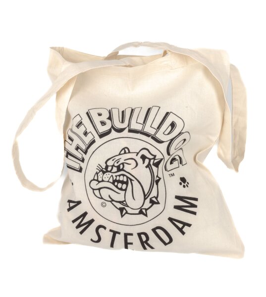 Baumwolltragetasche / Beutel "The Bulldog" - Beige
