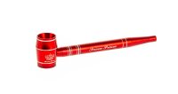 Purpfeife "Screen Prince" Sieblose Pfeife - Rot