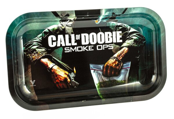 Rolling Tray "Call of Doobie" - 27x16x1cm - Small