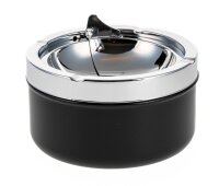 Aschenbecher / Kippaschenbecher Farbe: Schwarz D:11,0cm