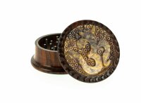 Holzgrinder aus Rosenholz geschnitzt mit OM Zeichen aus...
