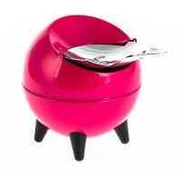 Angelo Klappaschenbecher "Katze" - Pink - D:9,0cm